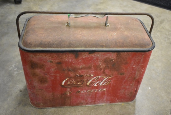 VINTAGE COKE COOLER!!