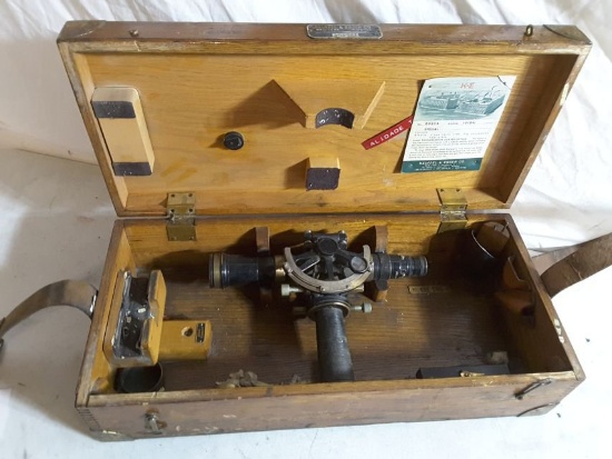 Keuffel & Esser Co. New York Model T-1032 Approx. 11" L Optic, 8"t X Approx