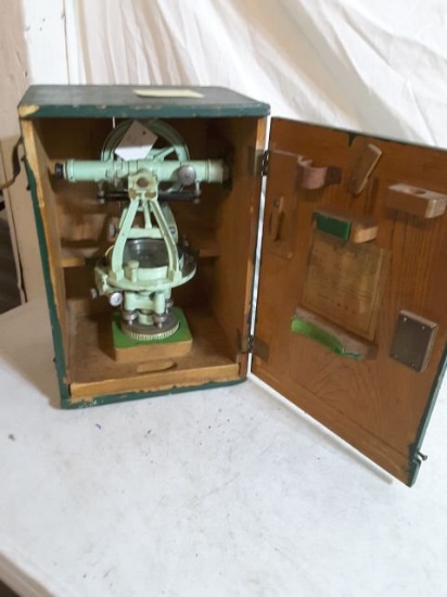 Tamay & Co. Ltd. #10022 Approx. 13"t X Approx. 9"w Vintage Survey Transit W
