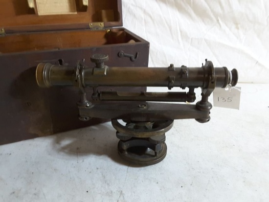 Keuffel & Esser Co. #27412approx. 11"l X Approx. 6"t Vintage Survey Transit