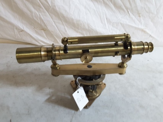 Eugene Dietzgen Co. Approx. 7"h X Approx. 13"w Brass Transit/level. No Case