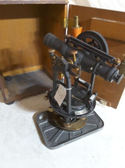 Keuffel & Esser Co. S/n 170470 Approx. 15"h X Approx. 9"w Vintage Transit W