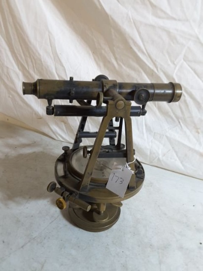 Heer & Seelig S/n 353 Approx. 12"h X Approx. 11"w Vintage Brass Transit. No