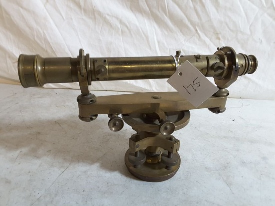 Kolesch & Co. S/n 619 Approx. 12"w X Approx. 11"h Vintage Brass Transit/lev