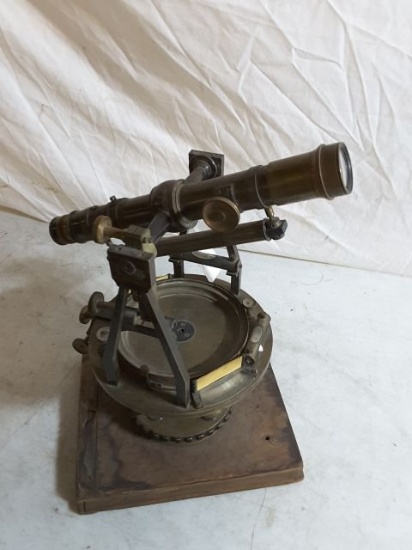 Queen & Co. Makers S/n 5488 Approx 14"h X Approx 12"w Vintage Brass Transit