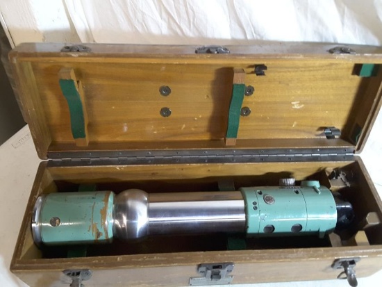 Farrand Optical Co. Alignment Telescope 60 Power In Original Case Approx. 2