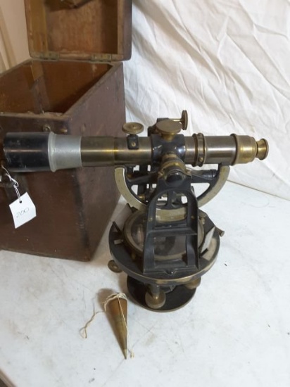 Bausch & Lomb Optical Co. S/n 9232 Vintage Brass Transit Approx. 12"h X App