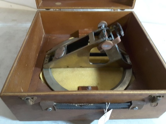 Sperry Gyroscope Co. Azimuth Circle Approx. 10"w X Approx. 4"h In Original