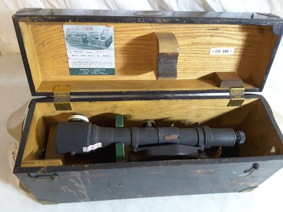 Keuffel & Esser Co. Model Np5022 S/n130315 Vintage Transit/level In Origina