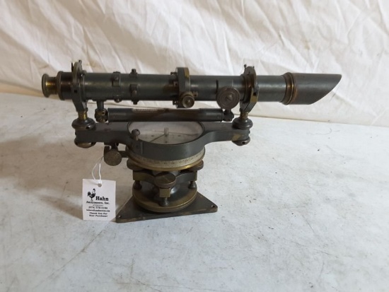 Keuffel & Esser Co. S/n 24778 Vintage Brass Transit/level, Optic Length=13"