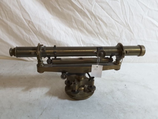 L. Beckmann Co. Model 8772 Approx. 18"l X 9"t Vintage Survey Transit. No Ca