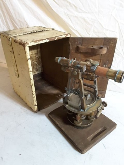 Buff & Berger Boston #2907 Approx. 10"t X Approx. 9"w Vintage Survey Transi