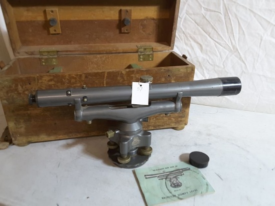 Brunson Model 45 W/ Original Paperwork 10"t X 18"l W/brunson Wood Case & Ma