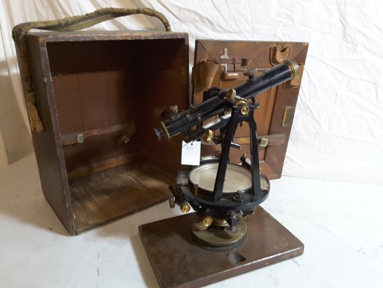 Keuffel & Esser Co New York Rr Trademark 11"t X Approx. 7"w Vintage Survey