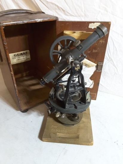 Buff & Buff Mfg. Co. #32991 Approx. 16"t X Approx. 12"w Vintage Survey Tran