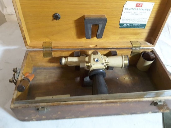 Keuffel & Esser Co. Model 5090a S/n 161772 Go Special W/ Original Wooden Ca