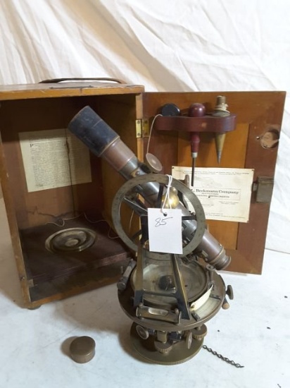L. Beckmann Co. #8649 Toledo Usa Approx. 7"w X Approx. 12"t Vintage Survey