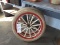 2- Wood Spoke Tires Missing 1 Wood Spoke On 1, 30x30