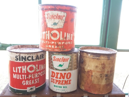 4- Sinclair 1 Gallon Cans