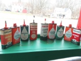 9- Small Sinclair Oil Cans