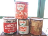 4- Sinclair 1 Gallon Cans