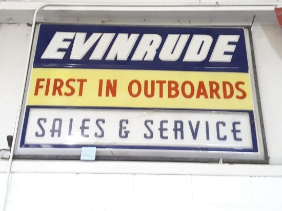 Evinrude Sale And Service Sign