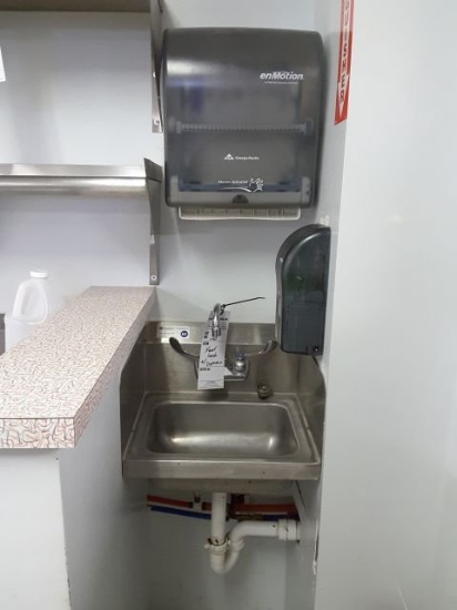 Ss Hand Wash Station W/ Soap & Towel Dispenser