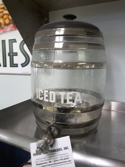 Glass Vintage Ice Tea Dispenser