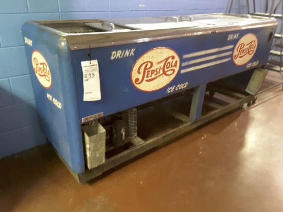 Approx. 88"l Embossed Double Stainless Top Drink Pepsi Cola, Pepsi Cola Ice