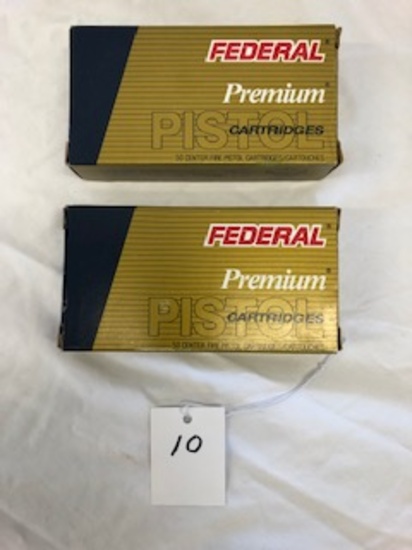 2 Full Boxes Of Federal 380 Auto Ammunition