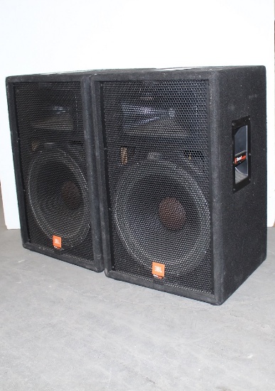 JBL speaker pair, sound factor, model SF15