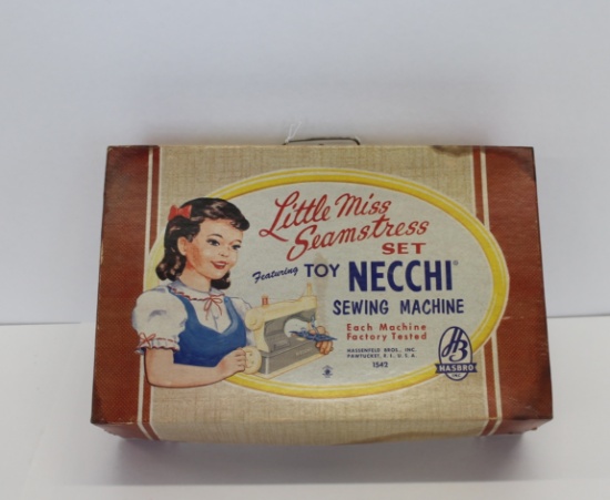 Little Miss Seamstress Sewing Machine Set With Toy Necchi Sewing Machine