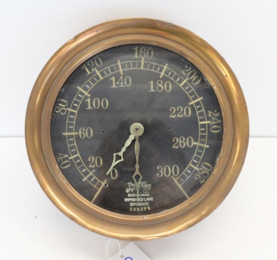 The Ashton Valve Company Brass 8-1/4" Diameter Steam Gauge