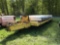 Custom Pintl 24' deck beaver tail tandem dual heavy duty trailer