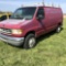 1999 Ford power stroke V8 diesel van lot of rust - runs 210,000 miles