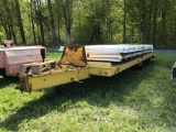 Custom Pintl 24' deck beaver tail tandem dual heavy duty trailer