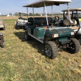 Battery powered club car 6 seater golf cart electric w/ roof  - Does not run   A nice unit