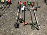 5 - varied gas powered fishline trimmers