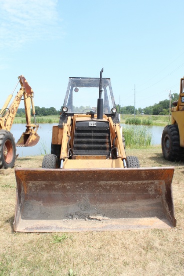 CASE 480C LOADER BACKHOE PWR STEERING ROPS 7' BUCKET 2738 HOURS  SERIAL #5548114.3 16,000 LB. MACHIN