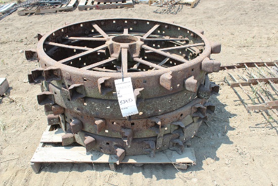 (2) 4' SPADE LUG REAR WHEELS