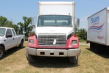 2001 FREIGHTLINER FL70 DUAL WHEELED DIESEL TRUCK - CATEPILLAR ENGINE, 24' BOX TRUCK W/ELECTRIC LIFT