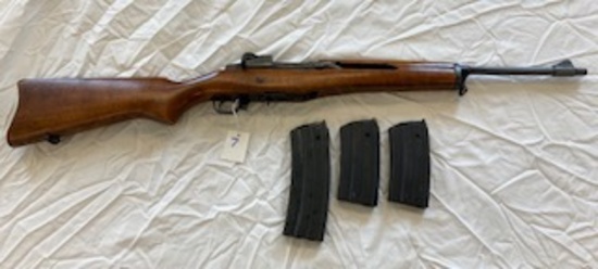 RUGER MINI-14 CALIBER .223 WITH THREE MAGAZINES