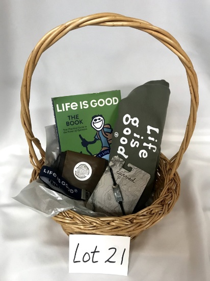 Life is Good Mens Basket- Donated by My Little Red Moon