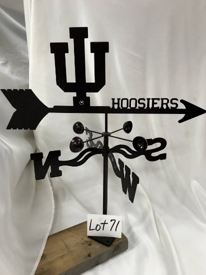 IU Weathervane 24' Tall X 20" Wide- Donated by Mike and Luann Kissinger