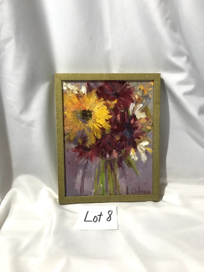 Artwork- Mixed Floral in Oil Donated by Artist Cinda Culver