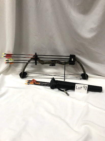 Youth Bow and Arrow Set gently used- Donated by Tim Stonger