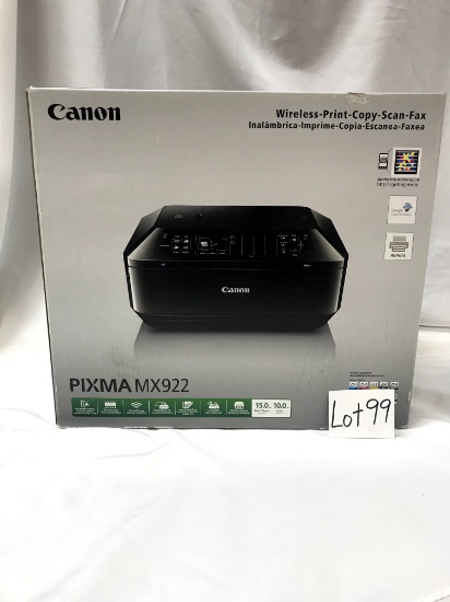 Canon Pixma MX922 Printer- Donated by Tim Stonger