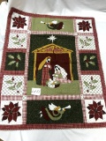Bear Basket with Christmas Throw- Donated by Phyllis Burnworth