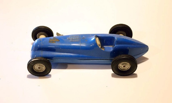 Vintage Plastic Windup Race Car