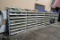6-Section Hardware Display Rack with contents